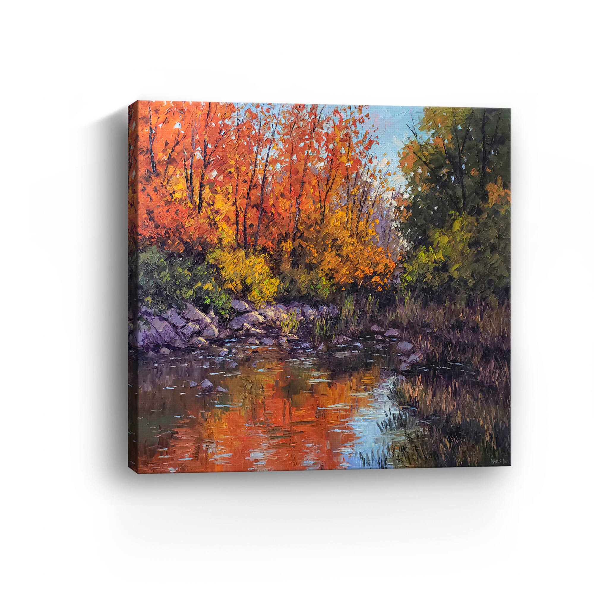 Lumaprints Fall at Etobicoke Creek Canvas Giclée Art